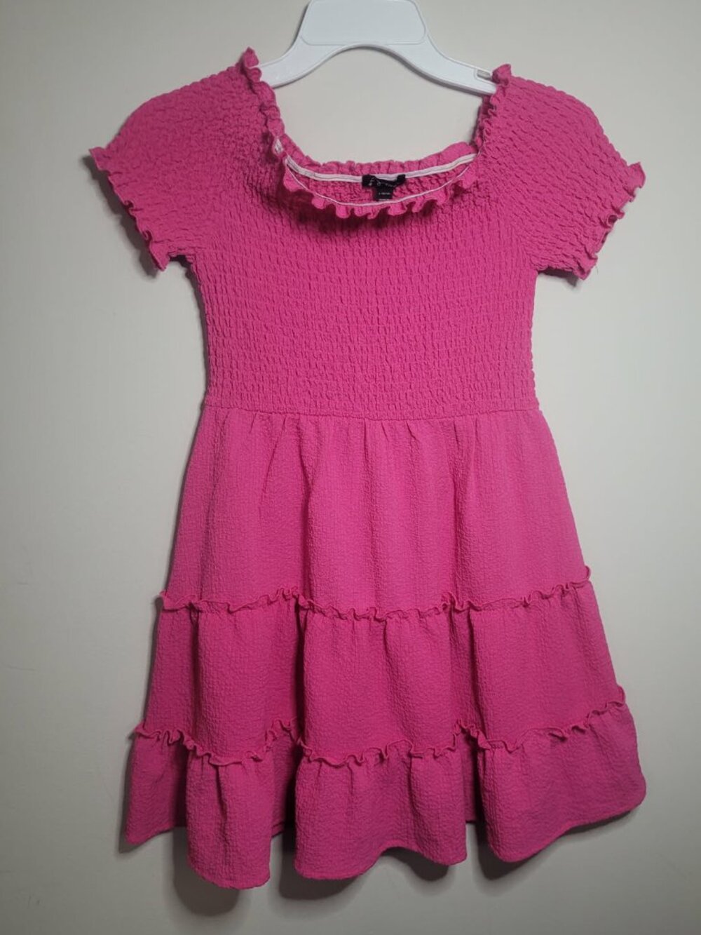 Girls Large (10- 12)  Art Class Pink Short Sleeve dress